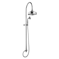 Nicolazzi 5712WSCR20 Душевая стойка с верхним и ручным душем, SOFFIONE  ANTICALCARE D.200