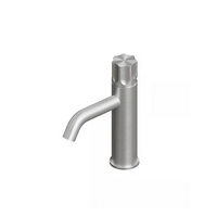 QuadroDesign MODO 1703TAS Смеситель  для раковины на 1 отверстие из столешницы 201mm, цвет Brushed Stainless Steel