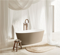 Gruppo Treesse V015BL Alma 175x80x55h Ванна из искусственного камня GLOSSY WHITE (белый глянец)