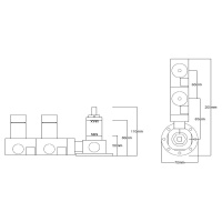 ZC ZC0D2514GR.C ZC0 Встраиваемая часть на 2 потребителя