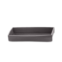 Decor Walther 0938493 NAPPA TAB L Лоток Натуральная кожа дымчато-серая
