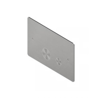 QuadroDesign PC001AS/1 Клавиша смыва для инсталляции Geberit, цвет Brushed Stainless Steel