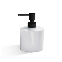 Decor Walther © 0844153 DW 520 Дозатор для мыла Фарфор белый / Черный матовый