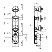 QuadroDesign IN0050 Встраиваемая часть