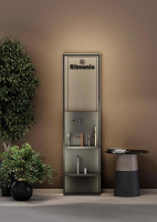 Ritmonio ESPOR0006 Экспозиционный стенд Diametro35 Inox & Concrete с образцами, 600x430x2300 мм