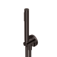 Ritmonio 72J021BLX Shower kits Ручной душ со шлангом 1.500mm и держателем BLX BRUSHED BLACK CHROME