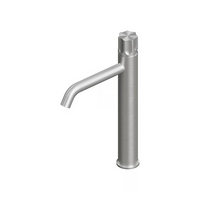 QuadroDesign MODO 1702TAS Смеситель  для раковины на 1 отверстие из столешницы 311mm, цвет Brushed Stainless Steel