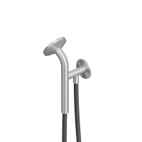 QuadroDesign Душевая программа 2166AS Ручной душ с держателем, выпуском, шлангом, цвет Brushed Stain