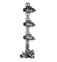 АКЦИЯ ™ Fantini 1700A303A Внутр. часть термост. смес-ля для душа 3/4" с 3 выпусками