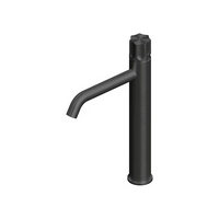 QuadroDesign MODO 1702TON Смеситель  для раковины на 1 отверстие из столешницы 311mm, цвет Black Gold